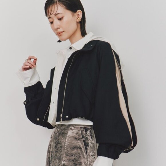 Blouson Outerwear Zip-Up Jacket - Picture 10 of 13